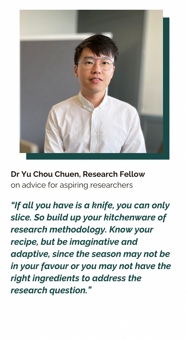 Research Fellow Dr Yu Chou Chuen